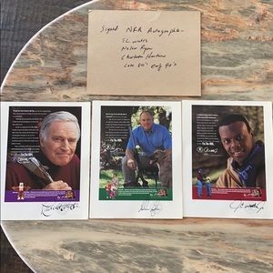 Signed NRA autographs